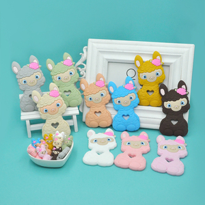 Jouets de dentition pour bébé les plus vendus, sans BPA, forme d'animal à mâcher, cadeau de soins infirmiers, anneau de dentition en silicone - Product Image 3