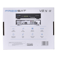 2025 dernière V8X-II FREESAT HD 1080p DVB Combo DVB-S/S2/S2X plastique Android récepteur Satellite numérique GTMEDIA V8 décodeur V8X-II