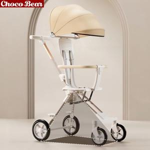 <span class=keywords><strong>Poussette</strong></span> bébé pliable légère en alliage d'aluminium de style nouveau avec roues à quatre directions, système de voyage pour les enfants de 6 mois à 3 ans - Product Image 1
