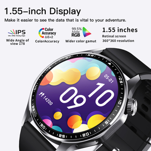 Montre intelligente étanche IP67 de qualité supérieure pour adultes NFC Fitness Tracker calendrier AI Assistant vocal BT connectivité pour - Product Image 5