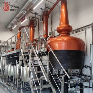 Boben vente en gros personnalisé 4000L grande distillation encore Mlat Pot cuivre encore équipement de distillation cuivre Double pot <span class=keywords><strong>whisky</strong></span> encore - Product Image 1