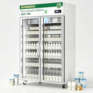 Machine à yaourt commerciale à double porte, machine de fermentation automatique, équipement de fermentation de yaourt réfrigéré automatique - Product Image 1