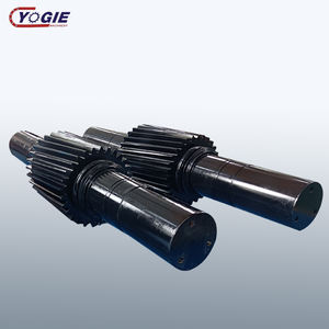 Hersteller Kunden spezifische hochwertige Ritzel welle mit großem Modul, die eine große Zahnrad welle für das Zementwerk schmiedet - Product Image 5