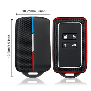 Cover per chiavi in silicone per Renault Austral Captur Arkana Koleos Zoe Scenic <span class=keywords><strong>Dacia</strong></span> Sandero <span class=keywords><strong>Duster</strong></span> Logan Jogger Kadjar Clio Megane - Product Image 6