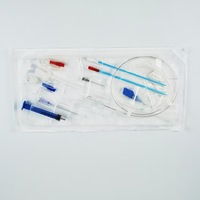 Kit de cathéters d'hémodialyse en gros, à lumière simple, double ou triple, de qualité médicale, approuvé CE ISO