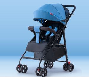 Poussette pour bébé pouvant s'asseoir et s'allonger chariot de poussette portable pliable pour bébé et enfants <span class=keywords><strong>voiture</strong></span> parapluie haute vue - Product Image 3