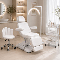 Fauteuil de beauté inclinable à 3 moteurs pour salon de beauté, lit de beauté, chaise esthétique, fournitures d'esthéticienne, lit de massage cosmétique pour spa