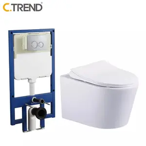Home hotel bathroom European modern style chaozhou high quality comfortable pure white commode child toilet
