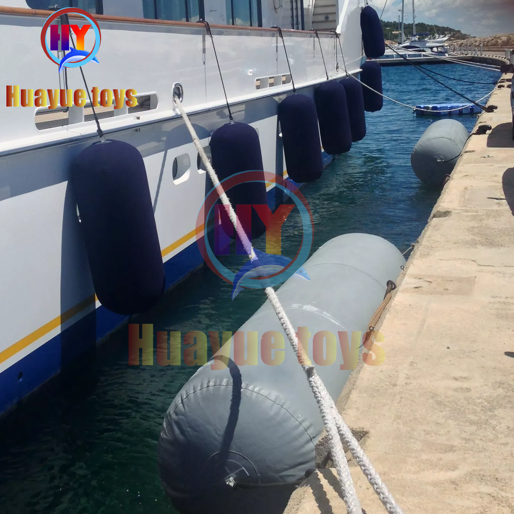 Надувной бампер морской лодки ПВХ Лодка Якорь буй яхта аксессуары для защиты от ультрафиолетовых