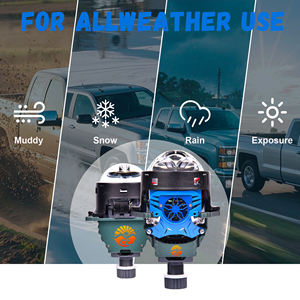 Faros Delanteros LED Chenlang de 3 Pulgadas, Súper Brillantes, Haz Alto/Bajo, 156W/90W, Ventiladores Dobles, Láser, LHD/RHD, Lente de Proyector Bi-LED Plano, H4 H7 90005 - Product Image 6