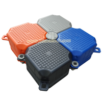 Cubes de quai flottant individuels en HDPE 500x500x400mm, ponton de haute qualité pour jet ski, capacité de charge de 350kg/m pour embarcations personnelles