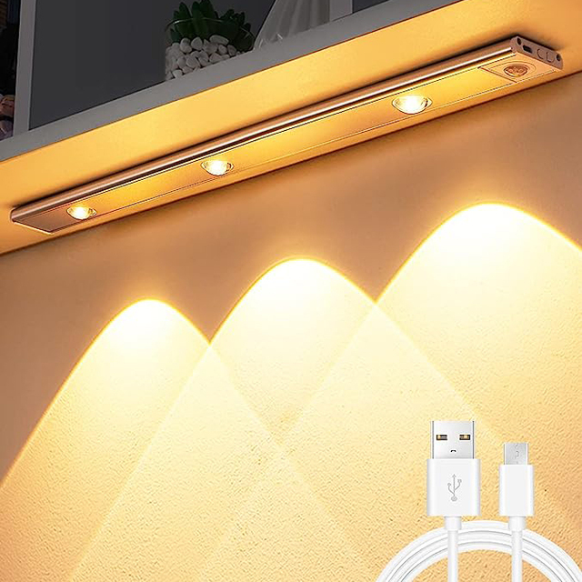 Ultra Thin Motion Sensor Wardrobe Light Infrared Cat Eye Motion Sensor Kitchen Led Cabinet Night Lights