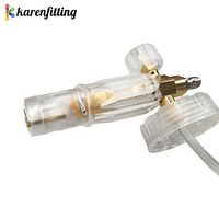 KAILUN Kit Foam Cannon Transparan untuk Mesin Cuci Tekanan, Pistol Pendek Snow Foam Lance, Konektor Cepat 1/4, Foam Blaster untuk Mesin Cuci Tekanan