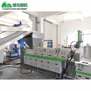 Lvdao simple vis refroidissement par eau recycler Pe plastique Film humide granulateur Pelletier Machine ligne de pelletisation - Product Image 4