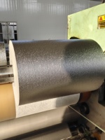 Tissu non tissé moderne écologique de 20 mm, résistant au feu, isolant thermique à l'oxygène, texture écorce d'orange, feuille d'aluminium scellée