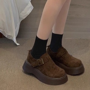 Zapatos todo incluido de suela gruesa para mujer, nuevo estilo 2025, mocasines de un pie, zapatos Retro - Product Image 5