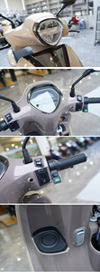 Motocicleta Retro de 2 Ruedas CKD SKD de 12 Pulgadas, 1300/1600W, Velocidad de 60 km/h, Alta Calidad, para Adultos - Product Image 3