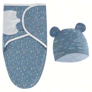 Envoltura para Recién Nacido, Saco de Dormir para Primavera y Otoño, Juego de Mantas para Bebé con Cierre de Velcro para Maternidad - Product Image 1
