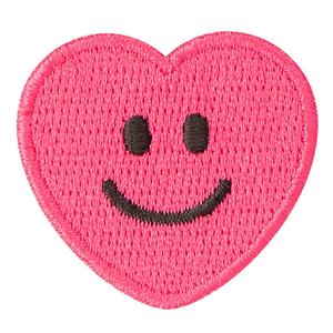 Disponibili Toppe Ricamate Autoadesive con Sorriso Felice e Cuore |   Graziosi Toppe Decorative a Forma di Sorriso per Borse e Abbigliamento Fai-da-Te - Product Image 2