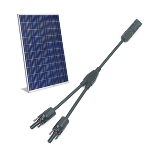 制造批发2合1 y型太阳能电缆线束，用于太阳能电池板连接 - Product Image 2
