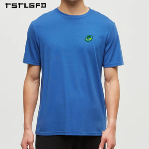 Camisetas Ecológicas para Hombre, 100% Algodón Orgánico, Tejidas, Personalizadas, Casuales, de Alta Calidad, Cómodas, Estampadas, Antiarrugas, de Secado Rápido - Product Image 3