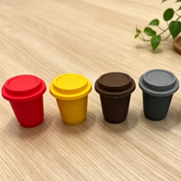 Capsule portable à dose unique en PP, conteneur vide thermoscellable en aluminium pour l'emballage de poudre de café à extraction froide