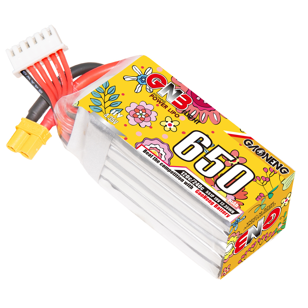 GNB GAONENG 650 мАч 5S HV 19 В 120C XT30 RC LiPo аккумулятор FPV Дрон вертолет Фристайл аксессуары Запчасти для беспилотного летательного аппарата