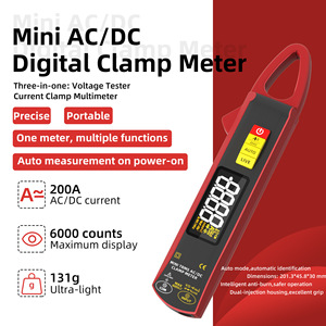 Pinza Amperimétrica Digital UX2 Mini TRMS AC/DC de 6000 Dígitos y 200A para Uso Profesional - Product Image 2