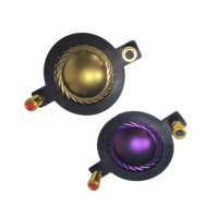 B & C Titanium 75mm Diaphragme de remplacement Pilote magnétique planaire Passif 8 Ohm Impédance Tweeter Unit