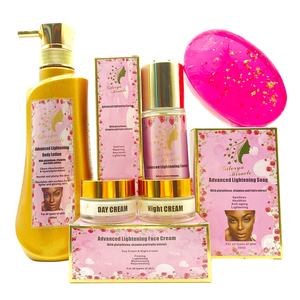 OEM ODM Meilleure Formule de Traitement Éclaircissant de Tous les Temps, Super Blanchissant, Soin de Beauté Premium au L-Glutathion, Kit de Blanchiment pour Peaux Africaines - Product Image 4