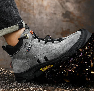 Zapatos <span class=keywords><strong>de</strong></span> <span class=keywords><strong>Seguridad</strong></span> Industriales Casuales <span class=keywords><strong>de</strong></span> Corte Alto Marca Guyisa, Suela <span class=keywords><strong>de</strong></span> Goma Antideslizante, Anti-perforaciones, con Puntera <span class=keywords><strong>de</strong></span> Acero - Product Image 4
