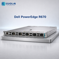 Serveur en rack haute performance remis à neuf avec 128 Go de DDR5 6400 et 8x NVMe SSD Dell PowerEdge R670 Intel Xeon 3.4 GHz
