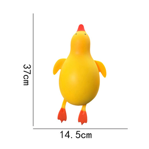 Hot Selling TPR Giant Duck Big Yellow Goose Squishy Stick Stretchy Decompression Sensory <b>Squeeze</b> Toy for Kids and Adults - Product Image 5