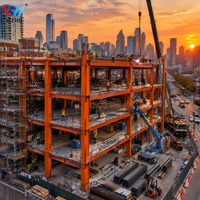 Composants de construction en structure métallique WZHG pour les entrepreneurs en construction commerciale et les développeurs de projets