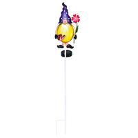 Lampe Solaire de Jardin Extérieure en Forme de Gnome, Éclairage Décoratif LED Étanche IP65 pour Aménagement Paysager, Cour, Pelouse, Patio, Allée, Art Décoratif, Intensité Réglable