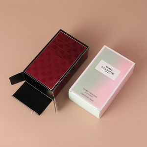 Boîte à tiroirs <span class=keywords><strong>BRAVO</strong></span> haut de gamme faite à la main et gaufrée 8,3x5x14cm 16,9g avec doublure en éponge, papier couché brillant doré UV pour cosmétiques, thé, sérum - Product Image 4