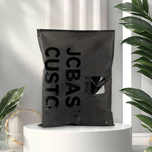 Sacchetti di plastica biodegradabili personalizzati, T-Shirt con cerniera smerigliata borsa da bagno Ziplock abbigliamento trasparente <span class=keywords><strong>borse</strong></span> con Logo - Product Image 2
