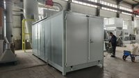 Four de peinture en poudre à haute productivité certifié CE avec cabine de pulvérisation et moteur, tension personnalisée (110V/220V/380V)
