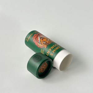 100%<b>Recyclable</b> Cardboard Deodorant <b>Container</b> Customize Cylinder Lotion Balm Packaging Luxury Perfume Paper Tube - Product Image 6