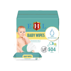 Pamper Lingettes humides jetables à l'eau pour bébés, ingrédients biologiques de haute qualité, personnalisation - Product Image 1