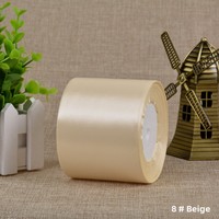 Vente directe usine – Ruban en satin de polyester de 8 cm de large, coloré, pour décoration de plafond de mariage, toile de fond en soie, vente en gros