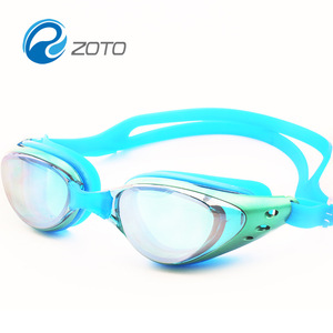 Ruiyue Swimming Goggles Adult Unisex Anti Fog UV Protection Training Beach Surfing Clear Lens <b>Black</b> <b>Frame</b> - Product Image 5