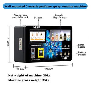 Perfume <b>Spray</b> Vending Machine With 10 Inch Advertising Screen Stand - Product Image 1
