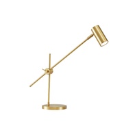 Lampe de table 220V en cuivre massif, style nordique de luxe léger, avec bras long articulé, design créatif rétro, pour bureau, chevet, hôtel, lecture et travail