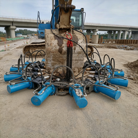 Casse-pieux hydraulique de précision pour l'opération de concassage des pieux de pont