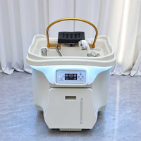 Équipement de salon de coiffure haut de gamme, bac à shampooing à circulation d'eau, moderne, sans plomberie, lavabo de spa pour la tête avec réservoir d'eau