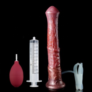 Realistic Ejaculation <b>Dildo</b> Fantasy Long Animal Penis Silicone Horse <b>Dildo</b> Big Animal Sex Toy for Man Women - Product Image 5