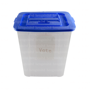Urne en plastique transparente à double verrouillage 86L pour les élections métropolitaines - Product Image 1