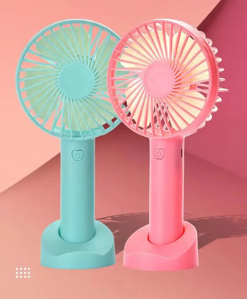 Portable Usb Handheld Fan Summer Table Fan Rechargeable Air Cooling Mini Fan