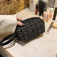 Sac à main de luxe élégant avec fermeture éclair, pochette personnalisée, échantillon de serviette coquille, trousse de toilette pour femme, grande capacité, portable, vente en gros